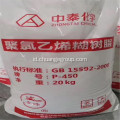 Zhongtai merek PVC Resin WP62GP